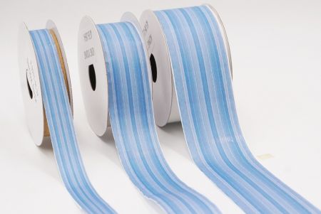 Світло-синій Смугастий Тканинний Риббон Набір_AI